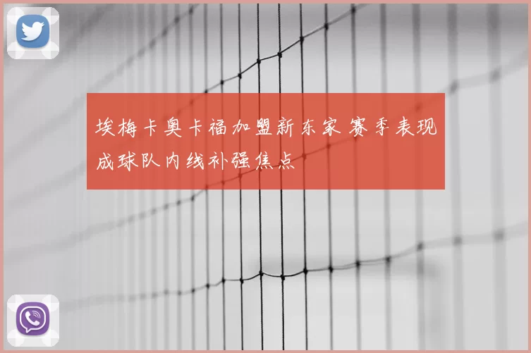 埃梅卡奥卡福加盟新东家 赛季表现成球队内线补强焦点